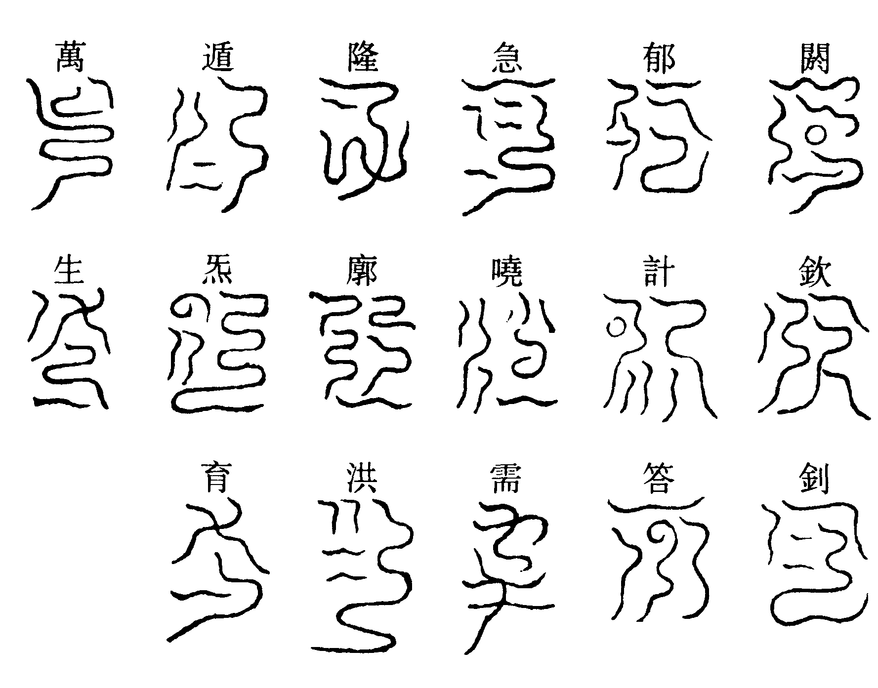 大劫天經三寶大神明咒(左)
