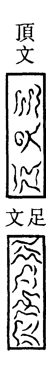 頂文 文足