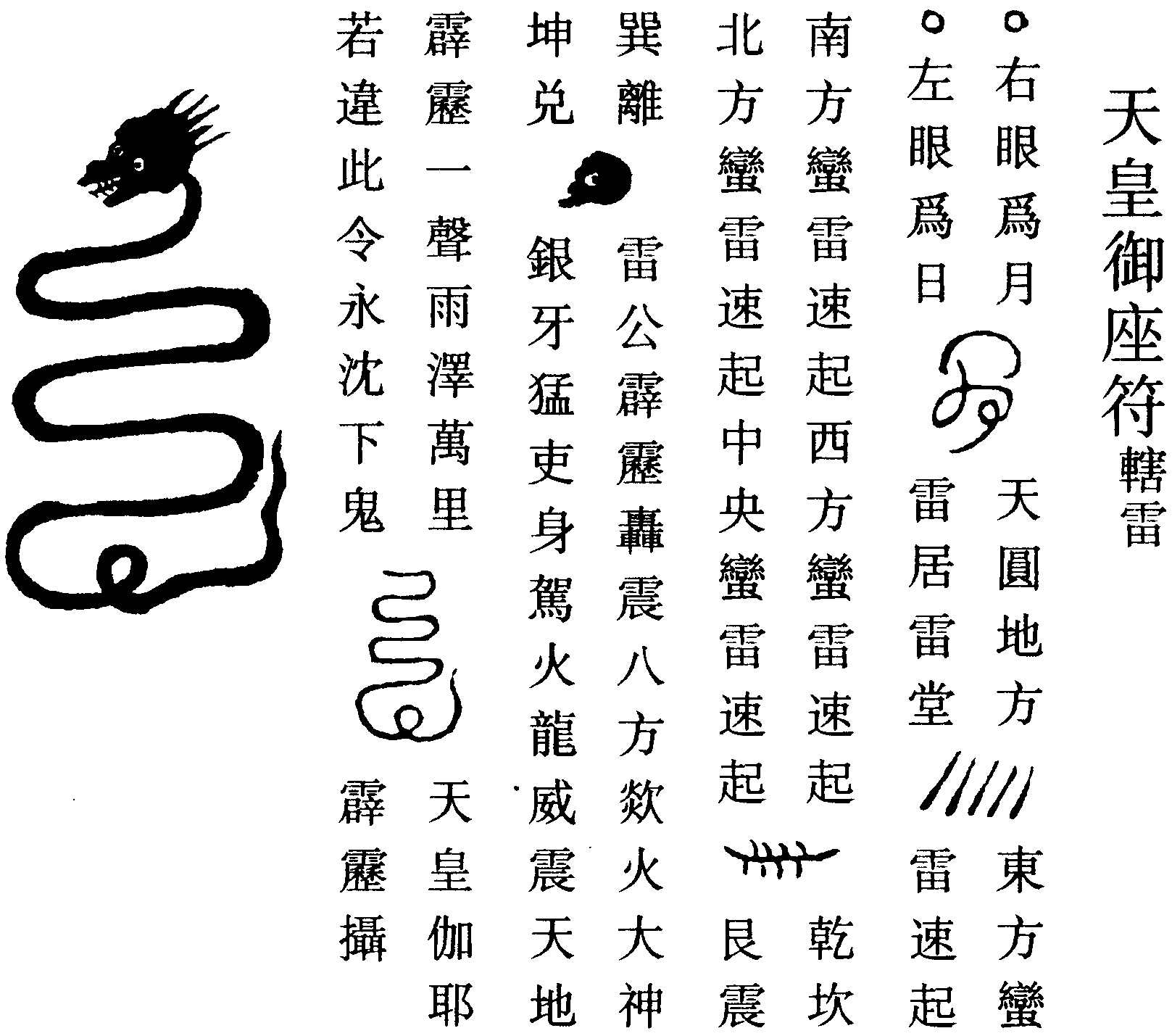 天皇御座符