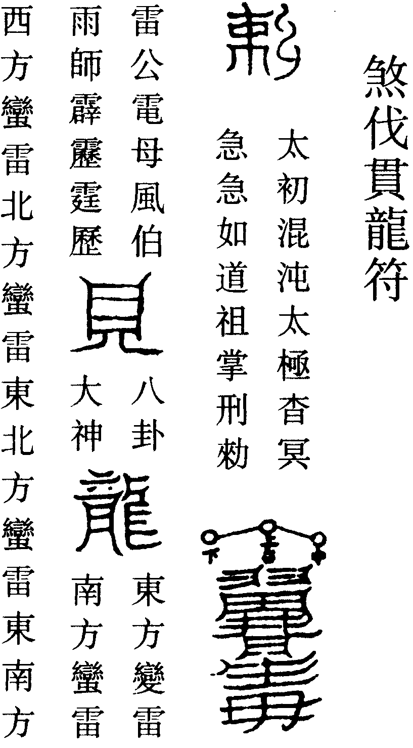 煞伐貫龍符(右)