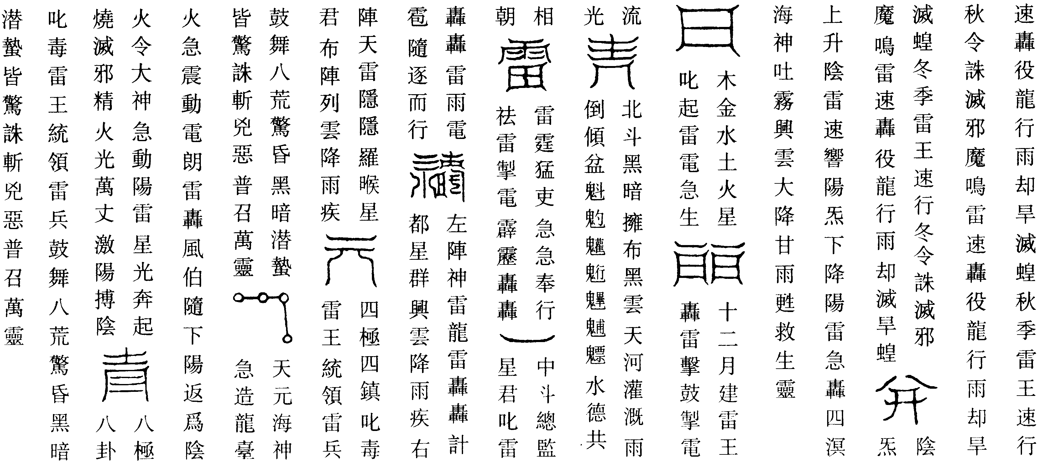 玉帝親機攝雷符(中)
