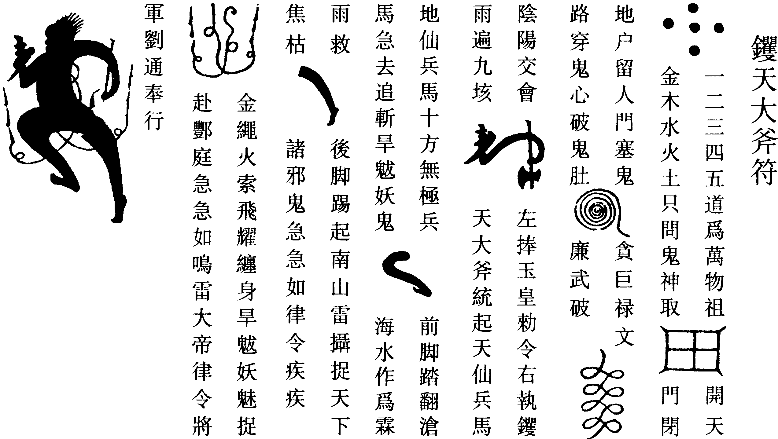 钁天大斧符