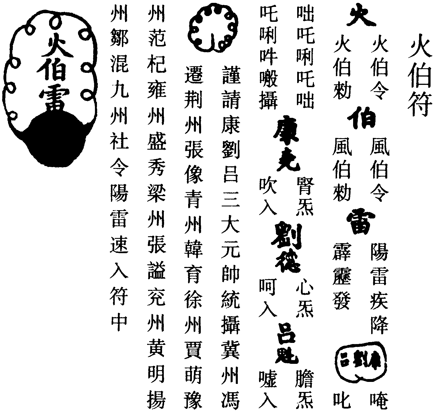 火伯符