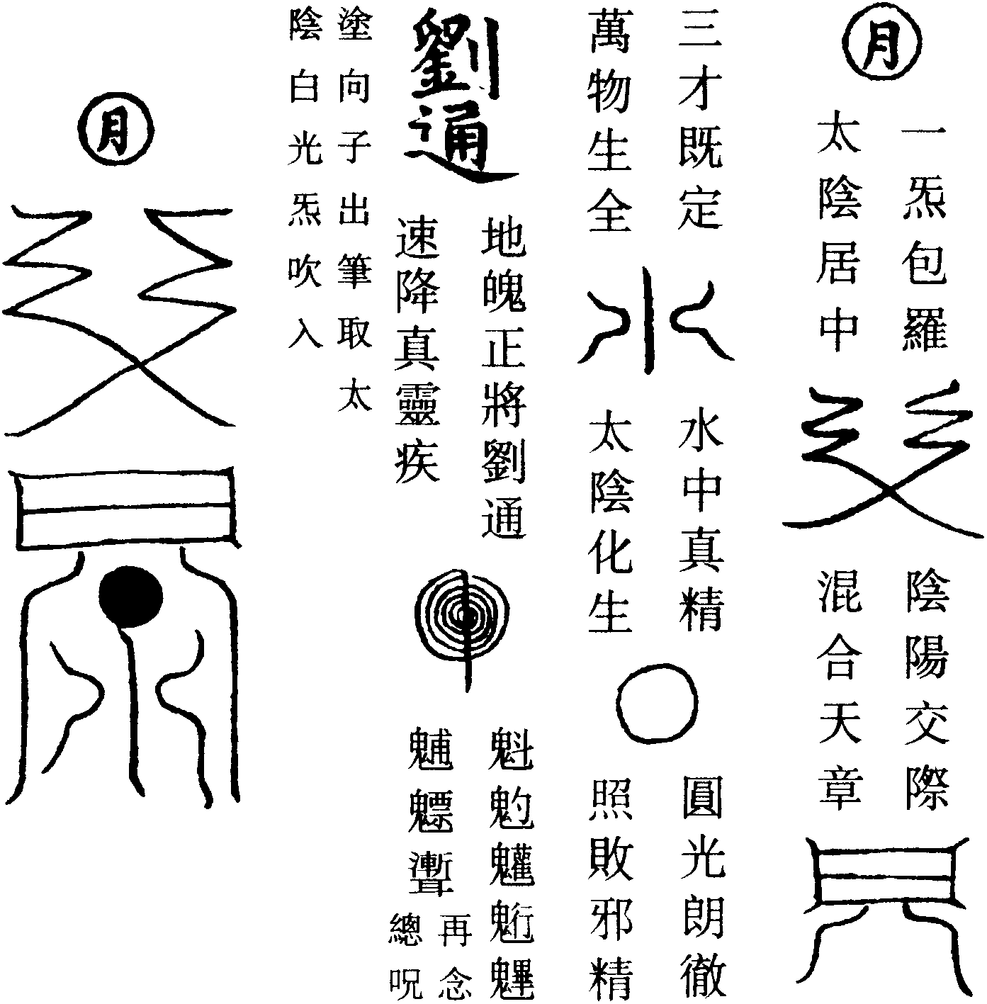 混元真水陰氣符