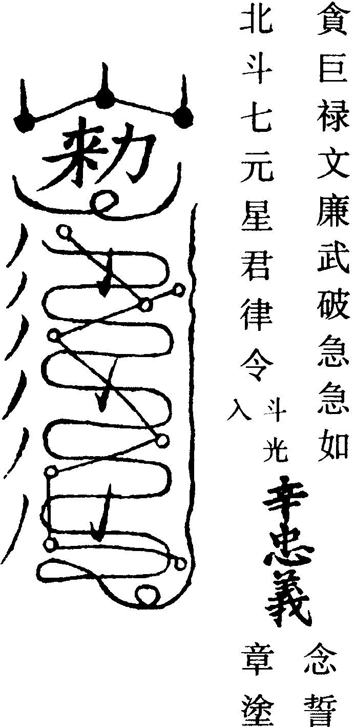 誓章符(左)