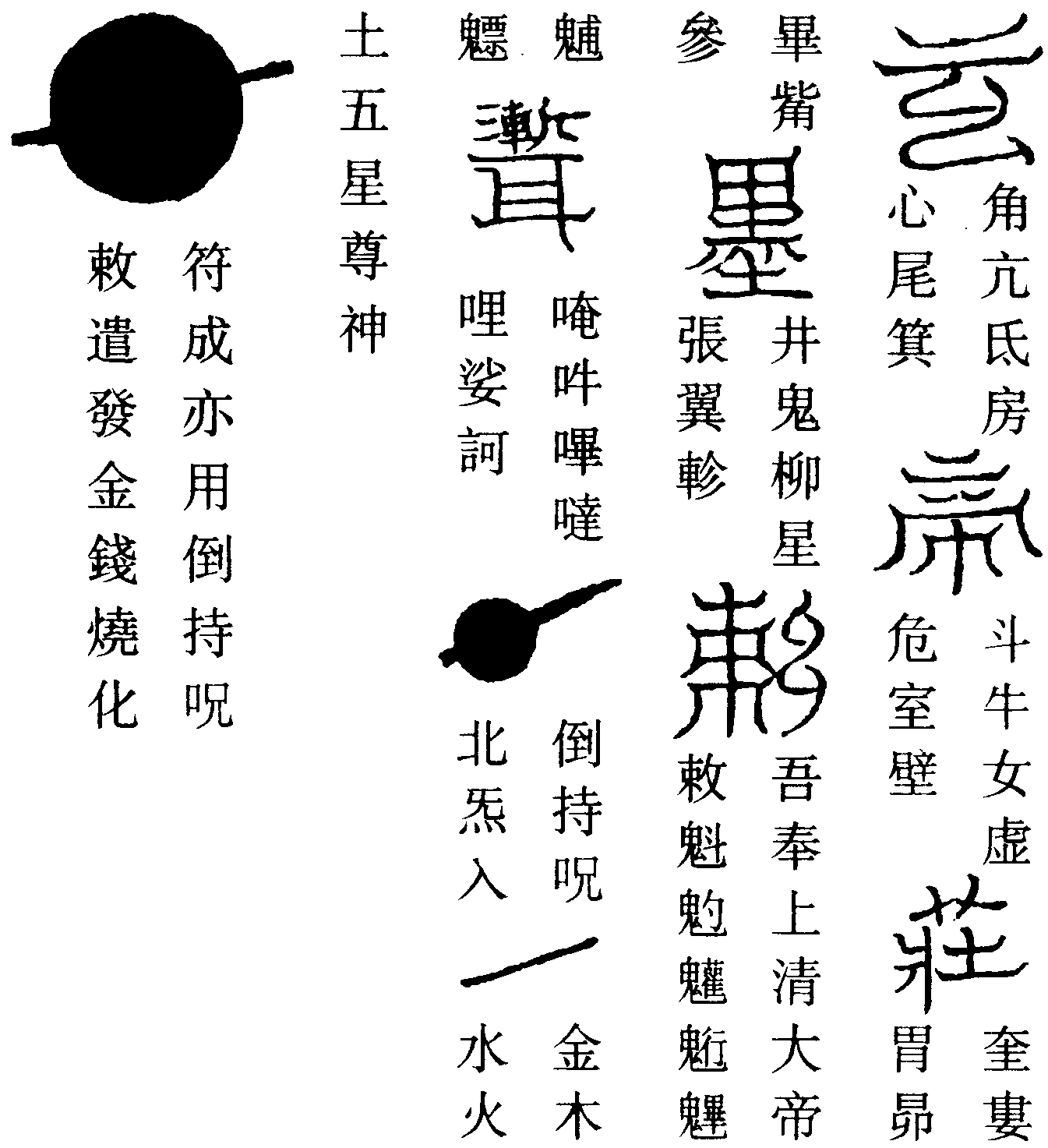 天蓬黑煞符