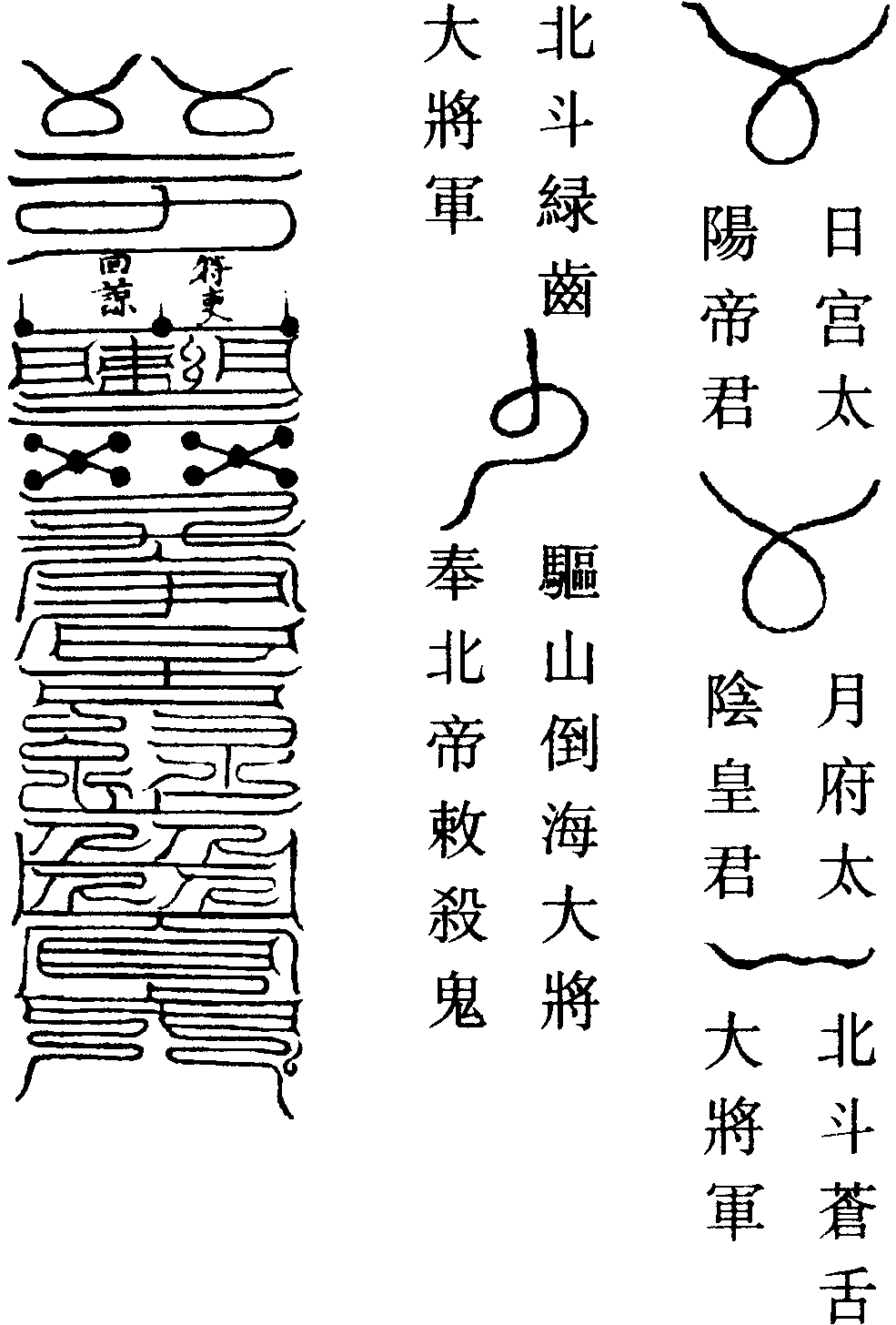 蒼舌綠齒符