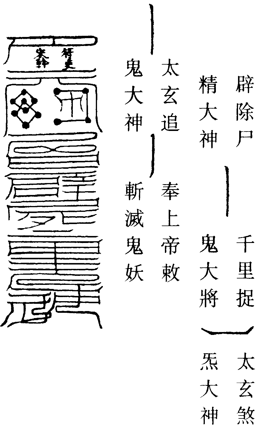 辟屍千里符