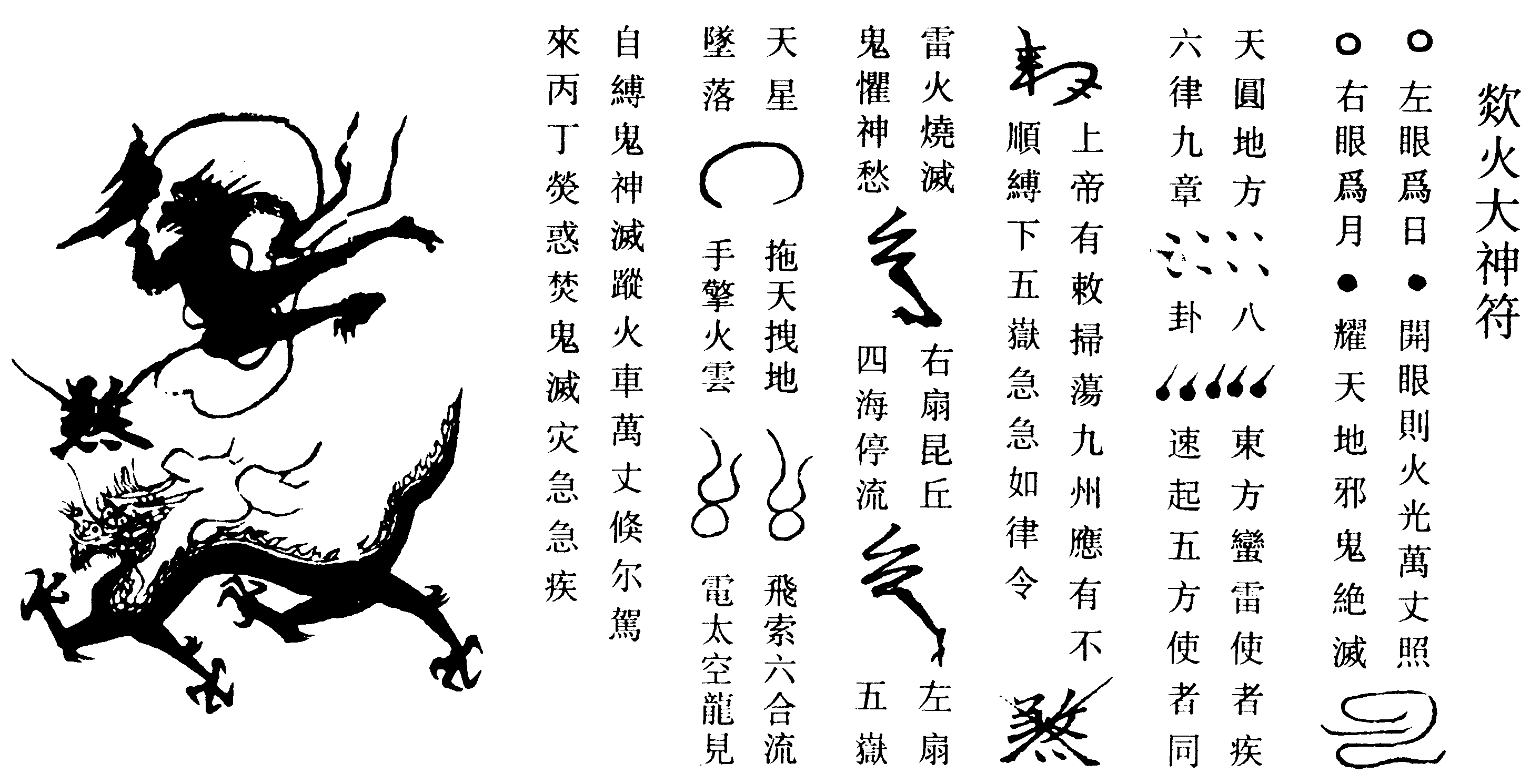 欻火大神符