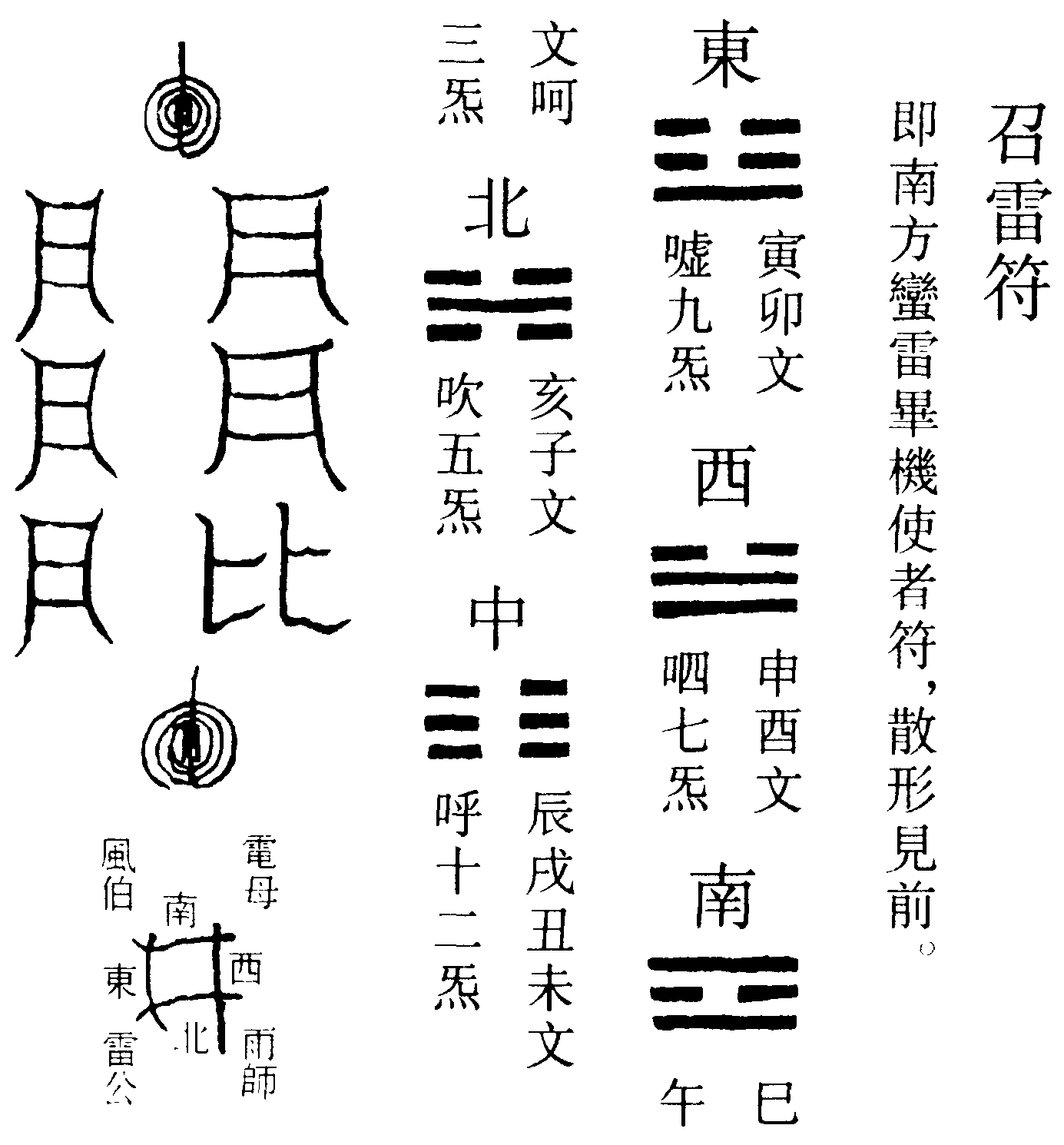 召雷符